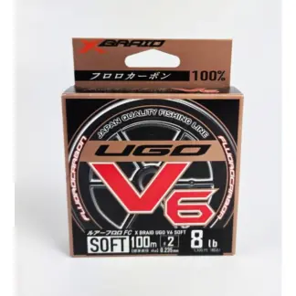 日本製 YGK UGO V6 100M 軟系 卡夢線 / 碳纖線