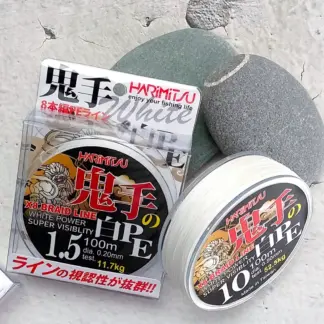 HARIMITSU 鬼手 8股 100M 白色PE線